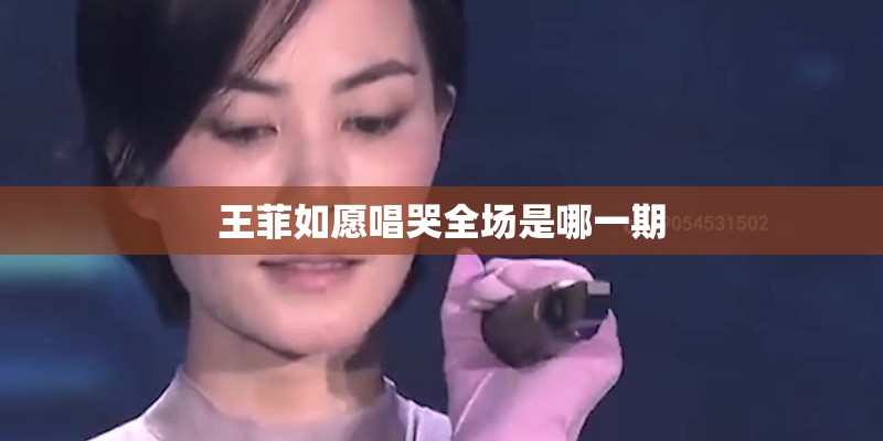 王菲如愿唱哭全场是哪一期