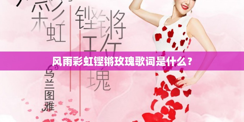 风雨彩虹铿锵玫瑰歌词是什么? 风雨彩虹铿锵玫瑰歌词是什么?
